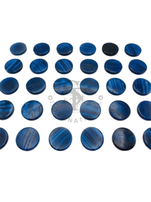 Dyed Blue Water Buffalo Horn Spacer