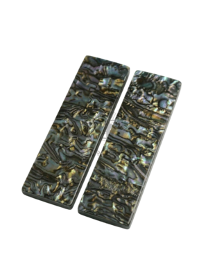 Black Mother Of Pearl Shell Knife Handle Scales