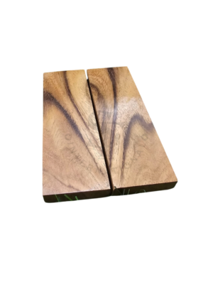 Natural Stabilized Babbol Wood Knife Handle Scales