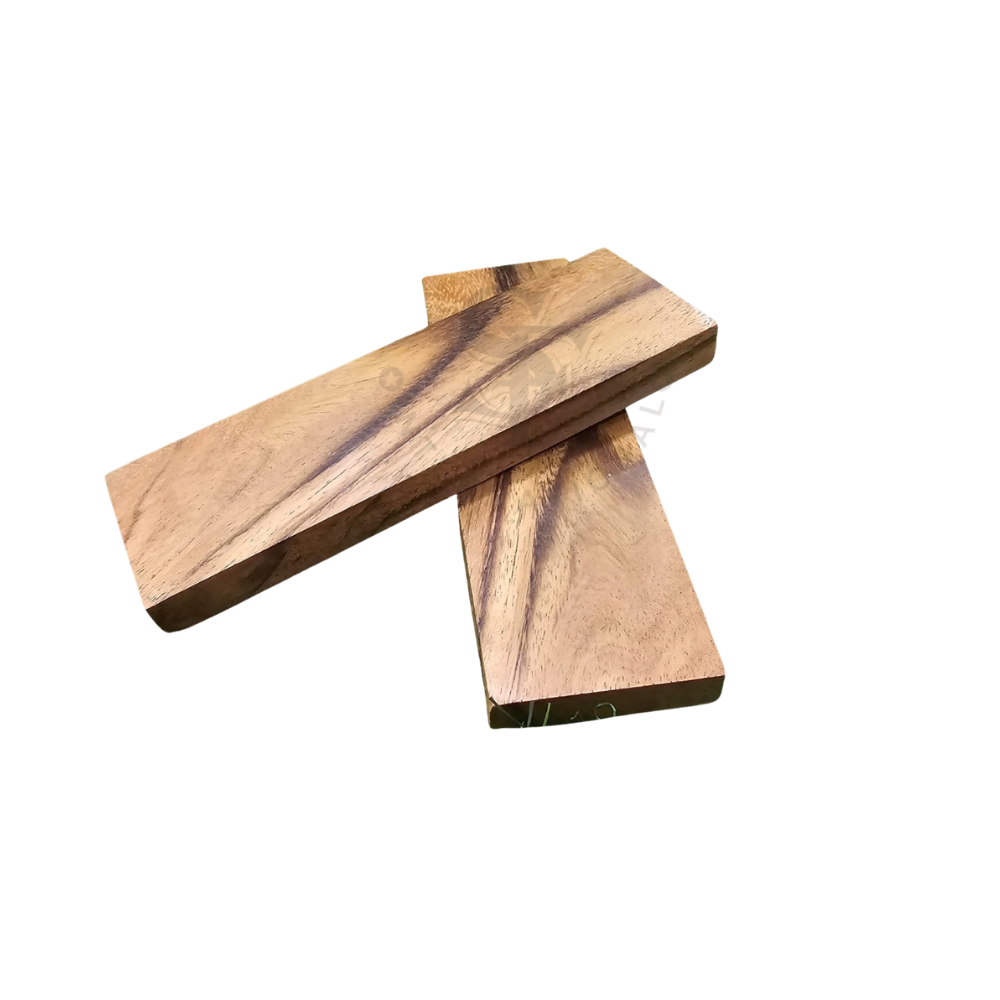 Natural Stabilized Babbol Wood Knife Handle Scales - Image 2