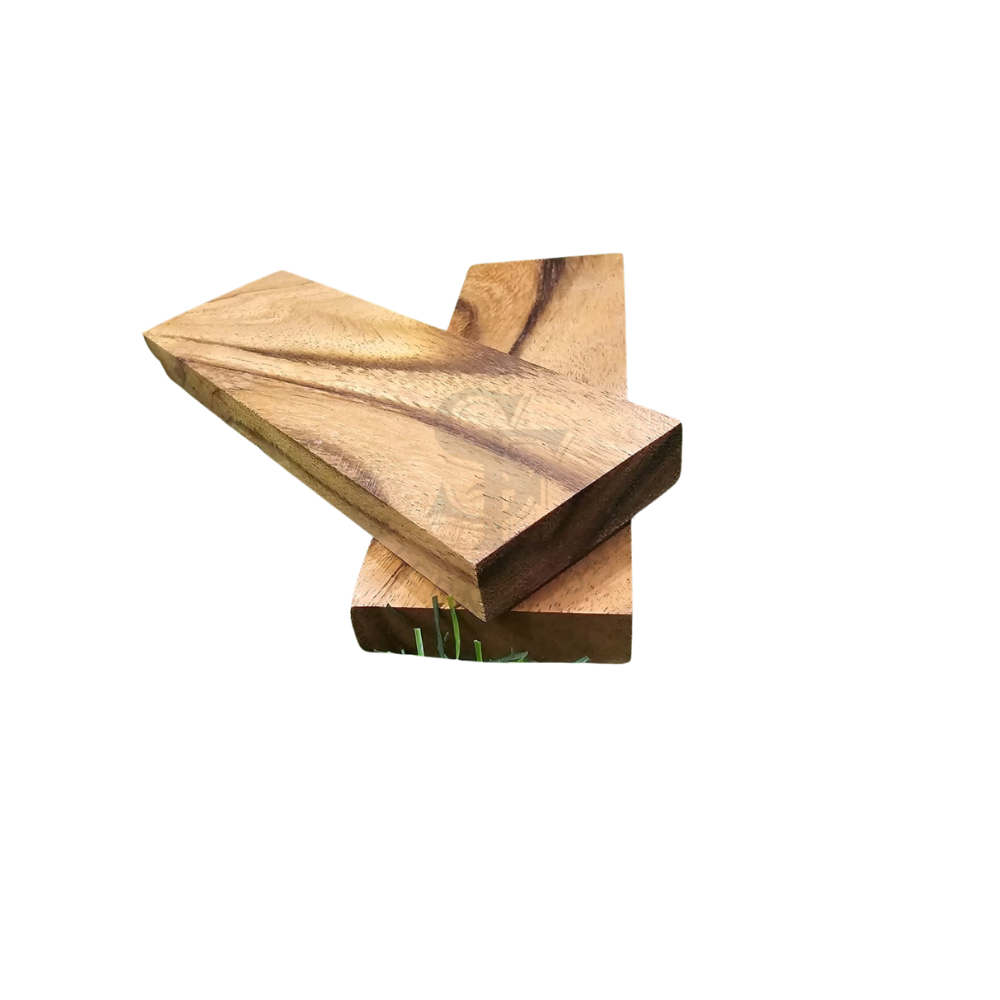 Natural Stabilized Babbol Wood Knife Handle Scales - Image 3