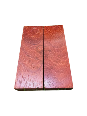 Natural Stabilized Malaysian Red Wood Knife Handle Scales